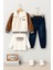 Erkek Çocuk Bomber Ceket - T-Shirt ve Jean Pantolon 3'lü Takım 1