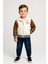 Erkek Çocuk Bomber Ceket - T-Shirt ve Jean Pantolon 3'lü Takım 2