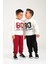 Erkek/kız Owersize Çocuk Takım %100 Pamuk 5