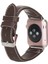 Apple Watch Uyumlu Deri Kordon 42-44-45MM Nm4-As4 Kahve 2