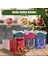 Yılbaşı Temalı 4lü Set 9X9X15 cm Özel Tasarım Hediye Kutusu 3