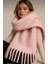 Pembe Soft Yumuşak Dokulu Puffy Atkı Şal 1