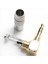 2pcs 3 5mm L Şekil Jack Gold Plactıng 90 Derece Açılı Ses Konnektörü Ses Fişi Gümüş (Yurt Dışından) 2