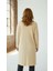 Kadın Şal Yaka Oversize Uzun Triko Hırka 3