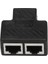 3x 2 Port RJ45 Ayrıştırıcı Adaptör Lan Ağı Ethernet Genişletici Konektör Fişi Lot 1 Pcs (Yurt Dışından) 3