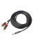 2x Rca Kablo Hifi Stereo 3 5mm Ila 2rca Ses Kablosu Aux Aux Rca Kabak Amplifiverler Için 3 5 Y Sonrıcı Ses Car Aux Cep Telefonu (Yurt Dışından) 2