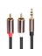 2x Rca Kablo Hifi Stereo 3 5mm Ila 2rca Ses Kablosu Aux Aux Rca Kabak Amplifiverler Için 3 5 Y Sonrıcı Ses Car Aux Cep Telefonu (Yurt Dışından) 4