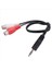 3 5mm Stereo Adaptör Kulaklık Jakı - 2 Rca Jak Adaptör Ses Kablosu 3 5mm Erkek Ila 2x Rca Dişi (Yurt Dışından) 1