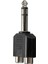 3x 6 35MM 1/4 Inç Erkek Stereo Ila 2 Çift Rca Dişi Y Splitter Ses Adaptör Dönüştürücü (Yurt Dışından) 2