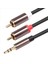3x Rca Kablo Hifi Stereo 3 5mm Ila 2rca Ses Kablosu Aux Aux Rca Kabacı Amplifiker Için Asoyo Araç Aux Cep Telefonu (Yurt Dışından) 4