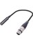 Xlr Ila 1/4 Kablo Dengeli Xlr Dişi Ila 1/4 Inç Dişi Stereo Ses Adaptörü 3 Pin Dişi Xlr Ila 1/4inch Konektör Kablosu (Yurt Dışından) 1