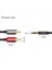 3x Vejgig Rca Kablosu 2rca Ila 3 5 Ses Kablosu 3 5mm Jack Rca Telefon Edife Ev Sineması DVD 2rca (2m) (Yurt Dışından) 4