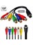 10 Pin S-Video-Dişi Rgb 6 Rca 10 Pin Din S-Video Erkek Bileşen Kablosu Pc Hdtv Rgb Bileşen Kablosu 30CM (Yurt Dışından) 4
