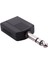 Mono 6 35MM Erkek Fişine Çift 6 35MM Kadın Soket Ayırtıcı Adaptör Bağlayıcısı (Yurt Dışından) 3