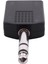 Mono 6 35MM Erkek Fişine Çift 6 35MM Kadın Soket Ayırtıcı Adaptör Bağlayıcısı (Yurt Dışından) 4