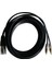 2 Xlr Erkek - 2 Rca Erkek Fiş Stereo Ses Kablo Konnektörü Y Mikrofon Karıştırma Konsolu Amplifikatörü (1 5m) (Yurt Dışından) 2