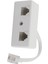 2x 6P4C RJ11 Erkekten Çift Kadın Telefon Hattı Ayrıştırıcı Konektör Adaptörü (Yurt Dışından) 3