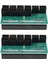 2x Breakout Board 1600W Ethereum Için Eth Zec Maden Sunucusu Güç Kaynağı Adaptörü Gpu Psu Psu 10X6PIN Hub Btc Madenciliği (Yurt Dışından) 1