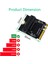 M 2 Nvme Adaptörü SSD Pcıe M2 Ngff Anahtar M - M 2 Anahtar A/e Adaptörü 2230 M2 Nvme SSD Yükseltici Kartı Için Dikey Kurulum (Yurt Dışından) 5