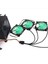 2x Soğutma Fan Adaptör Kablosu 15 Pin Sata Ila 4 x 3 Pin / 4 Pin Pmw 12V Pc Kasa Fan Güç Güç Kablosu 15 Pın Sata (Yurt Dışından) 4