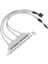 3x Çift Anakart 9pin Başlığı 4port USB 2 0 Dişi Kablo Pcı Braketi (Yurt Dışından) 2