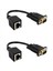 2x VGA - RJ45 Adaptör Ağ Kablosu - VGA Ağ Kablosu Bağlayıcı Monitörü Ağ Kablosu Konnektörüne VGA Extender (Yurt Dışından) 1
