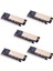 5x M 2 Nvme SSD Adaptörü M2 Ila Pcıe 3 0 X16 Denetleyici Kart M Tuş Arabirimi Desteği Pcı Express 3 0 X4 2230-2280 Boyut (Yurt Dışından) 1