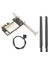 Pcie Wifi Kart Adaptörü Bluetooth Çift Bant Kablosuz Ağ Kartı Repetidor Adaptador AX200 9260AC Için Pc Masaüstü Için (Yurt Dışından) 2