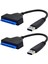 2 5 Inç Ssd/hdd Sürücüler Için 2x USB 3 0 - Sata Adaptör Kablosu - Sata - USB 3 0 Harici Dönüştürücü ve Kablo (Yurt Dışından) 1