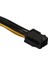 3x Pcı-E Pcı Express 6pin Dişi Ila Çift Çift 2 Portlu 8pin (6 + 2pin) Erkek F/m Adaptörü Gpu Ekran Kartı Güç Kablosu 18AWG (Yurt Dışından) 5