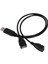 2x USB 2 0A Erkek Auf 2 Çift USB Dişi Jack Y Splitter Verteiler Adaptörü Kabel (Yurt Dışından) 2