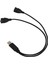 2x USB 2 0A Erkek Auf 2 Çift USB Dişi Jack Y Splitter Verteiler Adaptörü Kabel (Yurt Dışından) 4