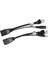 20PCS (10PAIR) Poe Splitter Poe Anahtar Poe Kablo Adaptör Bant 5V 12V 24V 48V Güç Kaynağı Kablosu 5 5x2 1mm (Yurt Dışından) 5