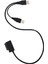 Ince Sata Kablosu USB 2 0 Ila 7+6 Dizüstü Bilgisayar Sata Adaptör Dönüştürücü Destek Penceresi Xp/7/8/10 Mac Os EM88 (Yurt Dışından) 5