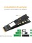 Yeni Sürüm M 2 (Ngff) Anahtar B+M Pcı-E Bus SSD Için Anahtar M Adaptörü 2242/2260/2280 Tip M 2 Anahtar M SSD Boyutu (Yurt Dışından) 5