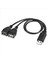 6x USB Splitter Kablosu USB 2 0 Bir Erkek - Ikili USB Dişi Jack Y Splitter Charger Kablosu (Yurt Dışından) 3