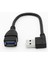 3x USB 3 0 Açı 90 Derece Uzatma Kablosu Erkek - Kadın Adaptör Kablosu Verileri Sol (Yurt Dışından) 2