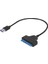 3x USB 3 0 Ila 2 5 Inç Sata Sabit Sürücü Adaptör Kablosu Sdd Sata-Usb 3 0 Dönüştürücü-Black (Yurt Dışından) 5