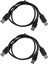 2x USB 2 0 A Tip Bir Erkek To Dual USB A Erkek Y Ayırıcı Kablo Kablosu Siyah (Yurt Dışından) 1
