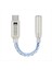 32BIT 384KHZ Hıfı USB Tip C Ila 3 5mm Ses Adaptör Hi-Res Dac Dijital Ses Kodlayıcı Jack Aux Dönüştürücü Mavi (Yurt Dışından) 1
