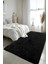 Santiva Home Siyah Post Peluş Halı – Ultra Yumuşak, Antibakteriyel, Kaymaz Dot Tabanlı, Makinada Yıkanabilir Salon & Çocuk Odası Halısı 3