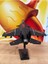 F16 Savaş Uçağı Jarjlı Sesli Işıklı Çekbırak (Buhar Atar) Diecast F16 Uçak Siyah Standlı 5