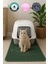 40X40 cm Yeşil Kedi Tuvaleti Önü Paspası Kedi Kumu Paspası 1
