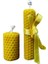 2217 El Yapımı 2'li Set Doğal Balmumu - 10 cm / 5 cm 4