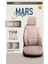 Nissan Skystar Uyumlu Lüx Bel Destekli Yarı Deri Oto Koltuk Kılıfı Mars Series Bej Renk Aldys 2