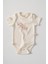 %100 Organik Pamuk Sevimli Zürafa 2'li Bebek Body Set 3