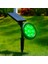 18W Solar Bahçe Aydınlatma Lambası - 9 LED Yeşil Işık, 200 Lümen, IP65 Su Geçirmez, Güneş Enerjili Kazıklı Veya Duvar Montajlı Çim Armatürü 1
