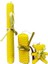 4107 El Yapımı 3'lü Set Doğal Balmumu - 20 cm / 9 cm / 6 cm 4