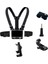 5 Parça Göğüs Bandı Aksiyon Kamera ve Telefon Tutucu – 360° Döner, Ayarlanabilir Harness, Spor ve Outdoor Kayıt İçin GoPro Uyumlu Chest Mount Holder | ZR1130 1