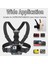 5 Parça Göğüs Bandı Aksiyon Kamera ve Telefon Tutucu – 360° Döner, Ayarlanabilir Harness, Spor ve Outdoor Kayıt İçin GoPro Uyumlu Chest Mount Holder | ZR1130 4
